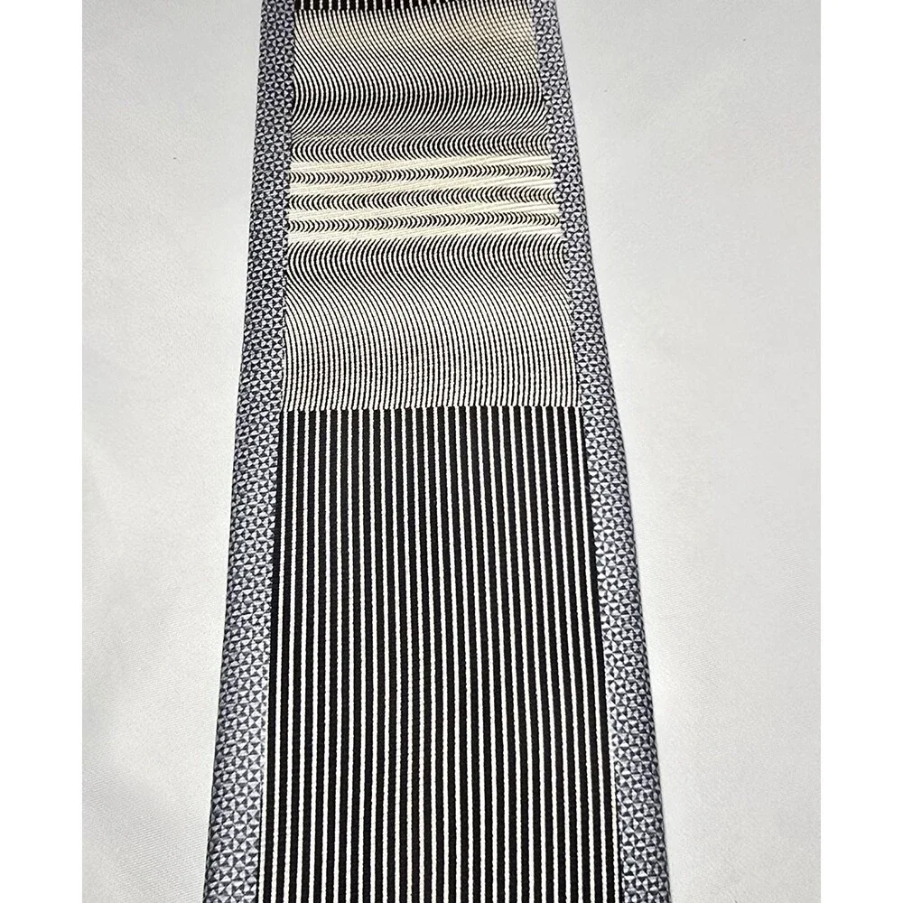 Vito‎ Rufolo 100% Silk Tie - Made in Italy - Vintage Art Deco Style